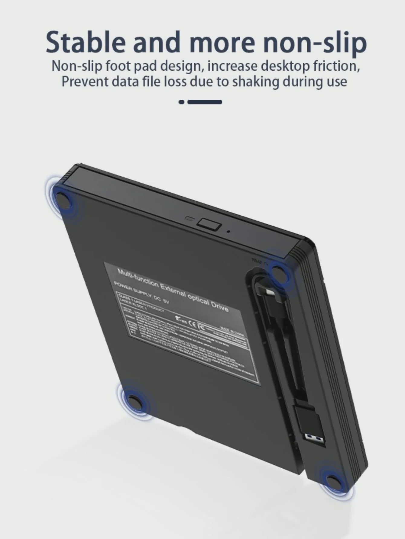 Externe CD/DVD RW Brander & Lezer - 7-in-1 USB-C & USB 3.0 Drive voor PC/Laptop