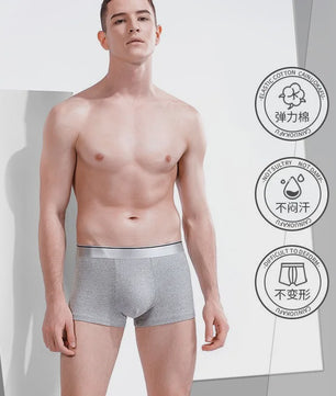 Heren Boxershorts 4-Pack - Ademend, Comfortabel en Plus Size Ondergoed