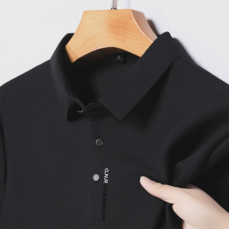 Heren Poloshirt Korte Mouw - Ademend, Comfortabel & Elastisch - Casual Zakelijke Stijl