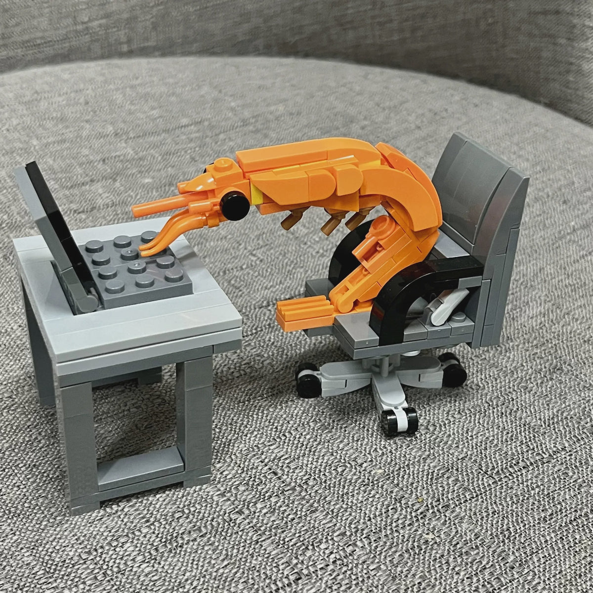 Creatieve Bouwsteen Garnalen Model: Puzzel Speelgoed voor Jong en Oud