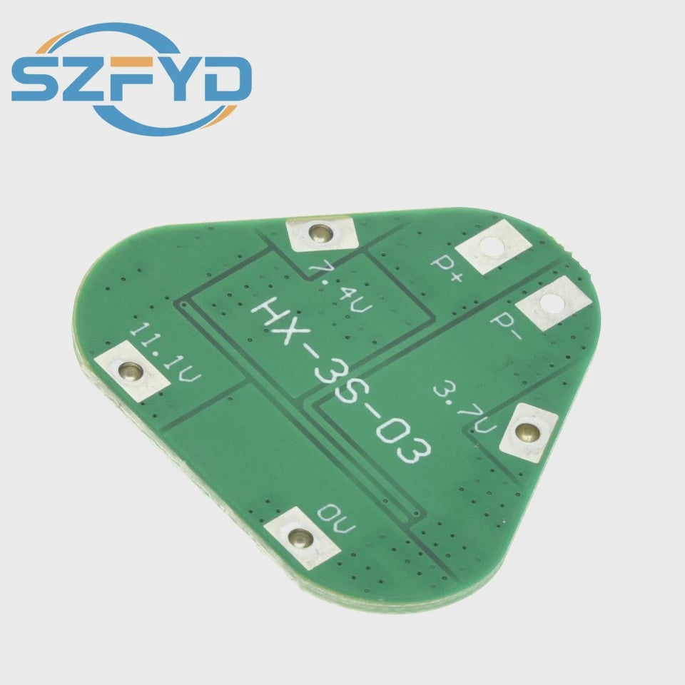 3S 12V Lithium Batterij Beschermingsbord (BMS) - 8A Overcharge/Over-discharge