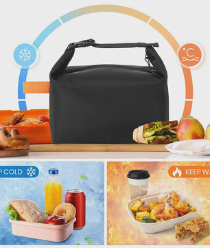 Geïsoleerde Lunchtas met Aluminiumfolie - Houd Maaltijden Warm & Koud