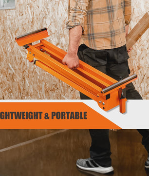 DOVAMAN Miter Saw Stand: Snel Opzetbaar, Lichtgewicht & Robuust met Grote Capaciteit