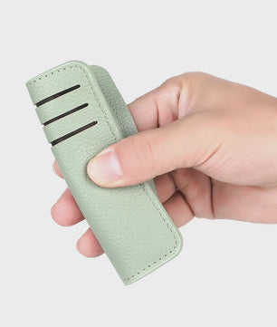 Ultra-dunne PU Lederen Creditcard Portemonnee - Zakformaat Kaarthouder