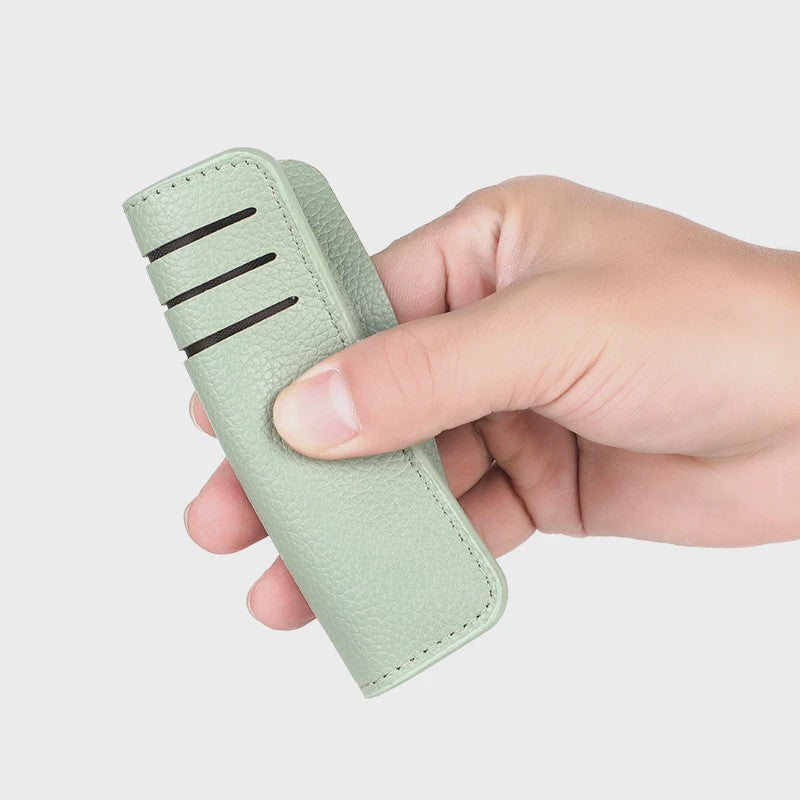 Ultra-dunne PU Lederen Creditcard Portemonnee - Zakformaat Kaarthouder