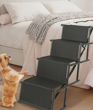 Opvouwbare Hondentrap tot 75 kg - Ideaal voor Auto & Bed - Geschikt voor Kleine en Grote Honden