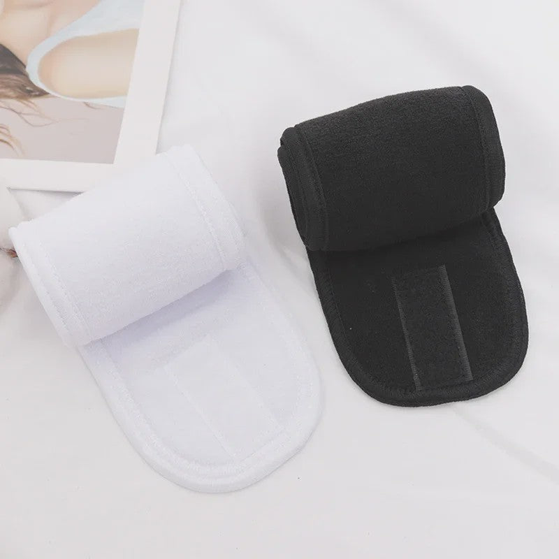 Verstelbare Make-up Haarband - Zachte Badstof Hoofdband voor Gezichtsreiniging & Yoga