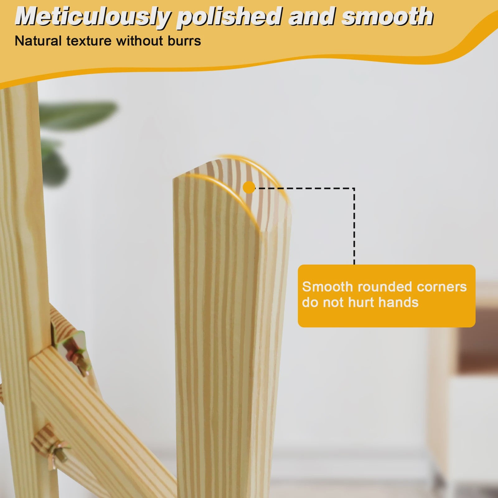 Professionele Houten A-Frame Schildersezel - 1.5m Hoog, Verstelbaar & Draagbaar