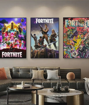 Fortnite Game Poster - Decoratieve Muurkunst voor Fans