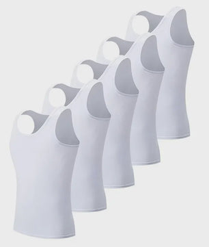 Heren Katoenen Tanktop - Comfortabele Fitness Vest met Ruime Maten