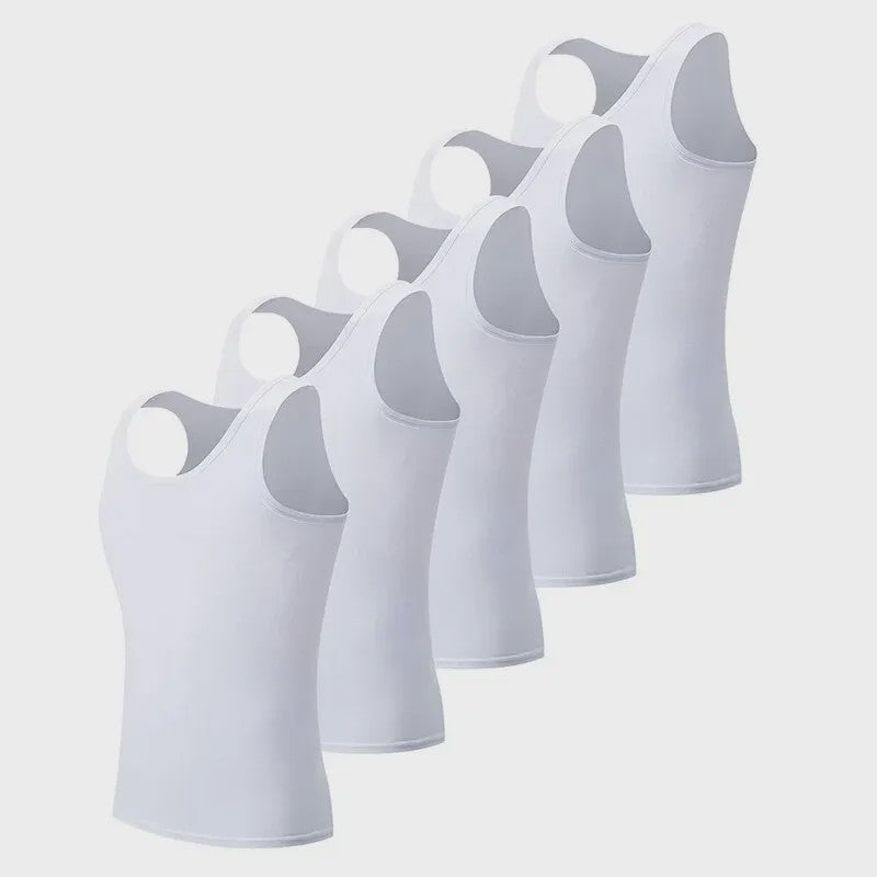 Heren Katoenen Tanktop - Comfortabele Fitness Vest met Ruime Maten