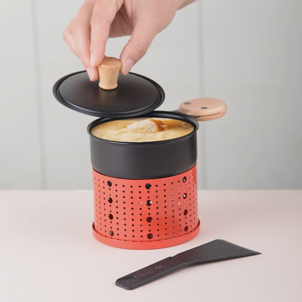 Compacte Kaasfondue & Raclette Set - Smeltkaas, Chocolade & Meer