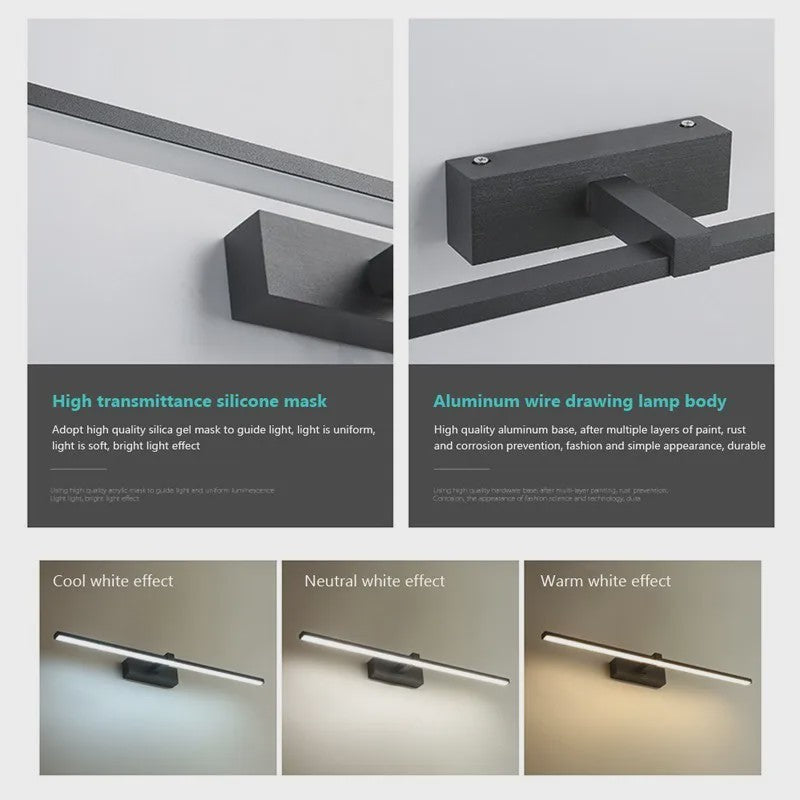 Moderne LED Spiegelverlichting Badkamer Wandlamp - Waterdicht & Stijlvol