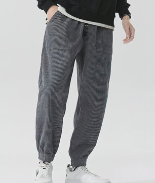 Warme Heren Corduroy Jogger Broek - Perfect voor Herfst & Winter Sport en Casual Gebruik