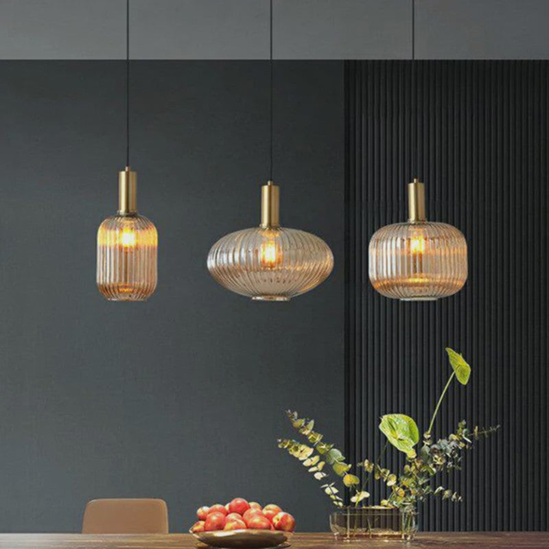 Moderne Glazen Hanglamp voor Eetkamer - Stijlvolle Plafondlamp