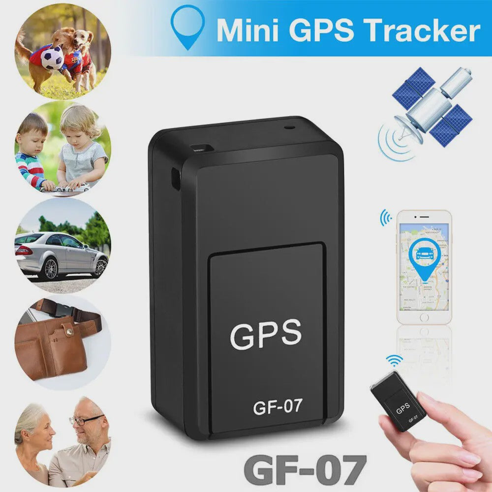 GF07 Mini GPS Tracker met Magnetische Bevestiging en SOS Alarm - Real-time Voertuig Tracing