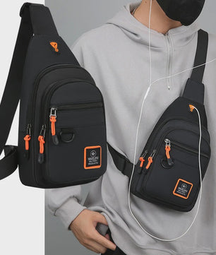 Waterdichte Heren Crossbody Schoudertas - Outdoor, Fietsen & Reizen