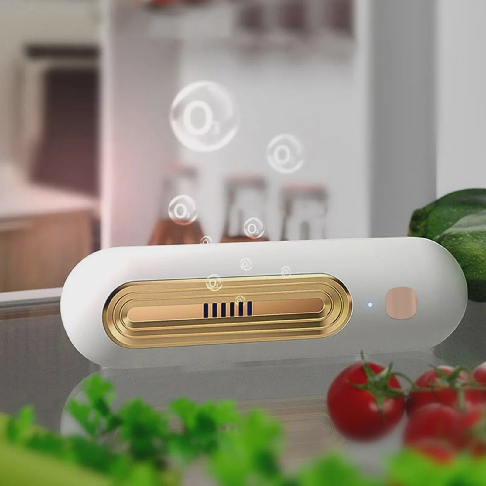 Luchtzuiveraar & Geurverwijderaar voor Koelkast, Auto & Toilet - USB Oplaadbaar