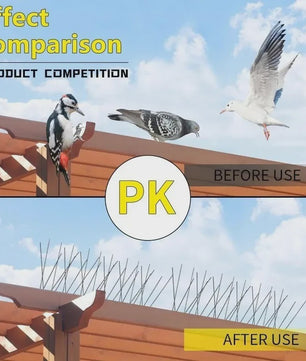 RVS Duivenpinnen Set - Vogelwering voor Tuin & Balkon