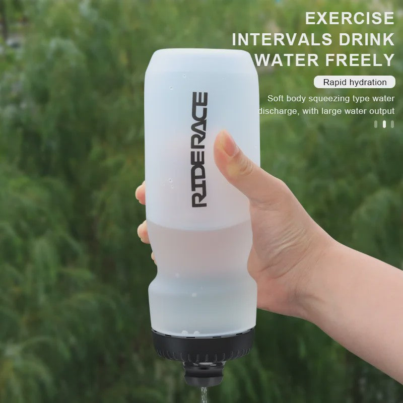 RIDERACE Sportfles 550ML/650ML - Lichtgewicht Fietsbidon voor Hardlopen & Outdoor