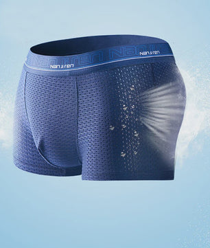4-Pack Heren Boxershorts van Ice Silk - Ademend, Comfortabel en Plus Size Ondergoed