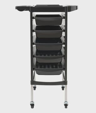 6-Laags Salon Trolley met Wielen - Ideaal voor Kappers, Schoonheidssalons & Dierenwinkels