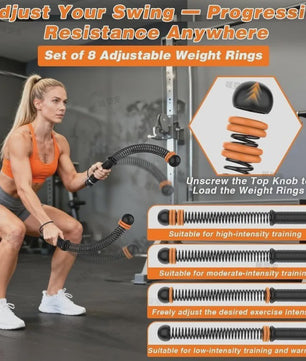 Touwloze Battle Rope met Verstelbare Weerstand: Full Body Workout voor Thuisgym