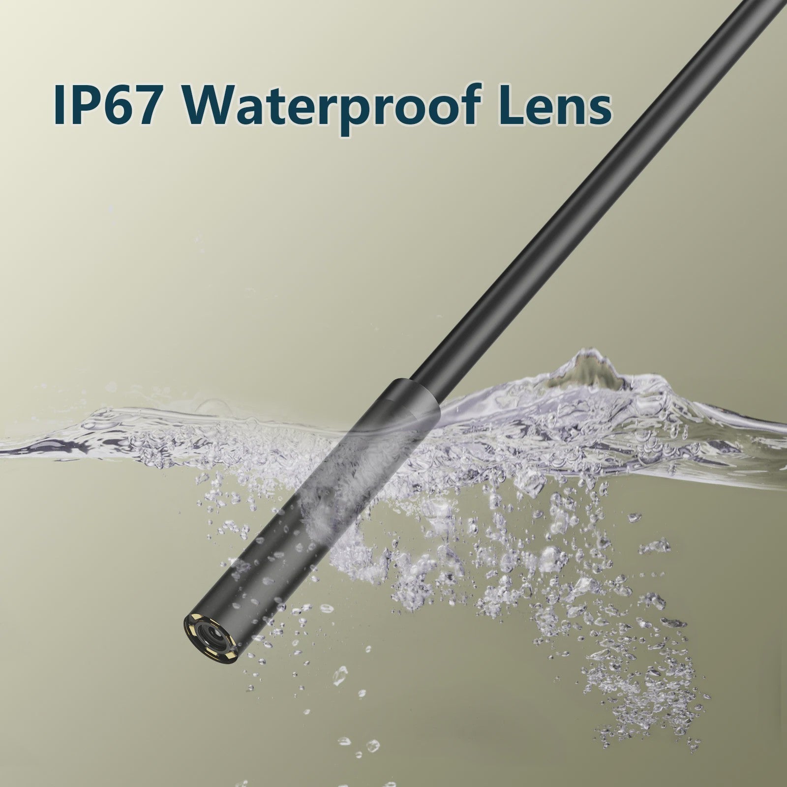 Waterdichte Endoscoop Camera 7mm met USB & Type-C | Flexibel & 6 LED's | Android/PC Inspectie