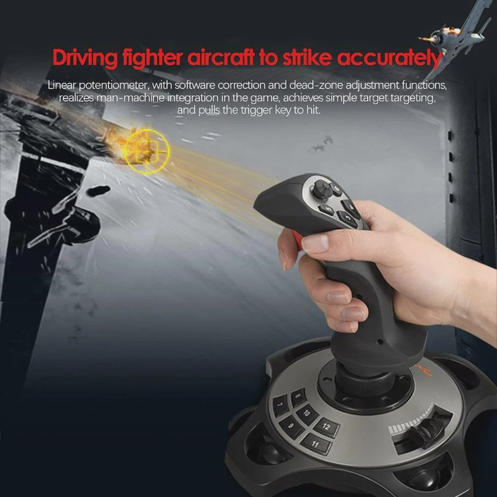 PXN-2113 Pro Flight Simulator Joystick Controller voor PC