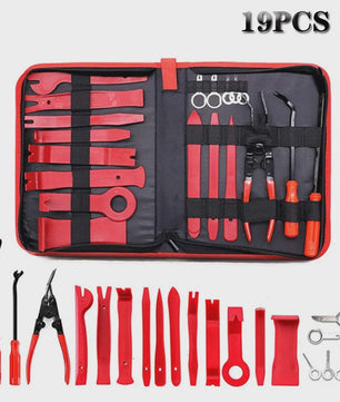 38-delige Auto Interieur Demontage Kit: Kunststof Trim Verwijderaar & Clips Trekker Set