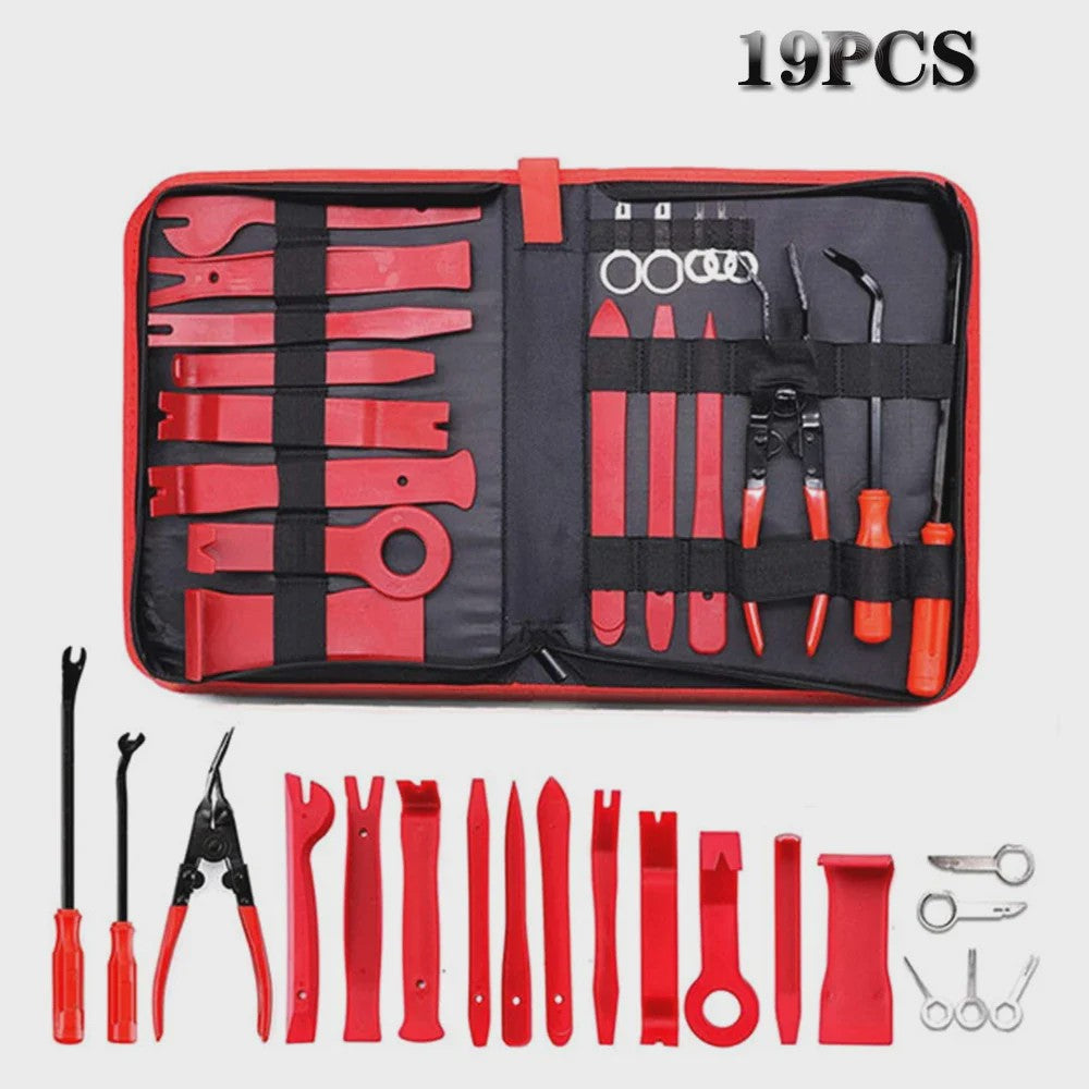 38-delige Auto Interieur Demontage Kit: Kunststof Trim Verwijderaar & Clips Trekker Set