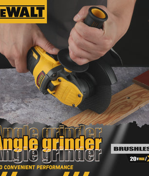 DEWALT DCG409 Haakse Slijper 20V Brushless Snoerloos 125mm - Krachtige Polijstmachine
