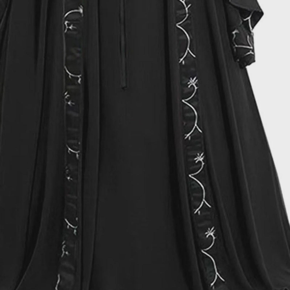 Lange Vintage Middeleeuwse Jurk - Gothic & Victoriaans Cosplay Kostuum met Flare Mouwen