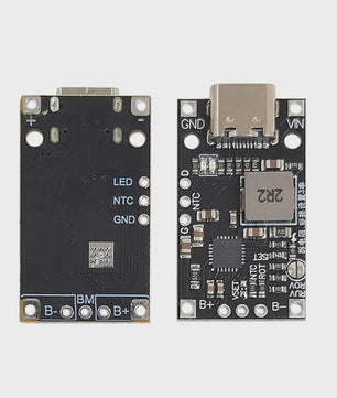2S/3S Lithium Batterij Laadmodule met Balancering, Type-C USB & Snellaadfunctie