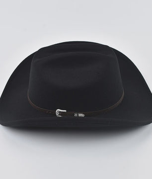 Uniseks Vintage Western Cowboyhoed met Leren Band - Stijlvolle Hoed voor Heren en Dames