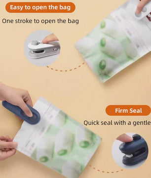 Draagbare Mini Hitte Sealer voor Plastic Zakken - Houd Voedsel Langer Vers