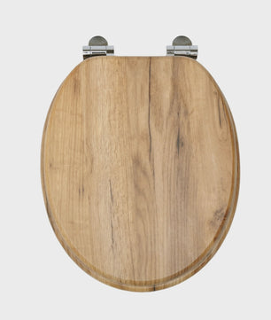 SINOBATH Toiletzitting met Soft-Close, Antibacterieel en Houtlook - Duurzaam MDF