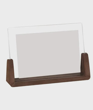 Stijlvol Houten Fotolijst met Acryl Glas - U-Vorm Design voor Desktop & Decoratie