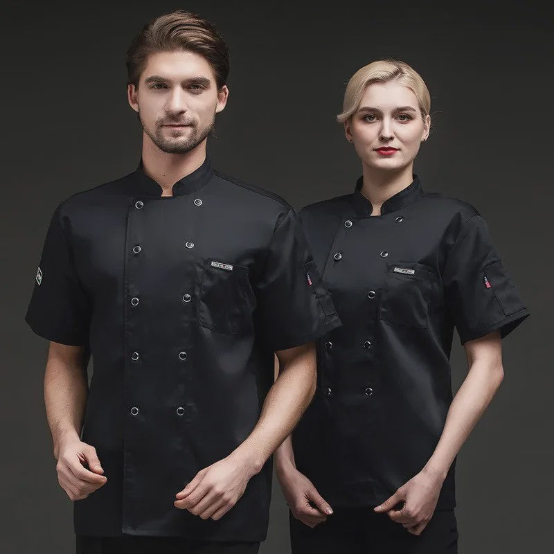 Ademende Mesh Kokskleding voor Heren & Dames - Zomer Keuken Uniform Koksbuis