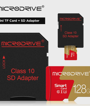 Micro SD Kaart Class 10 - 4GB tot 256GB - Mini TF Kaart voor Smartphone, Camera & meer