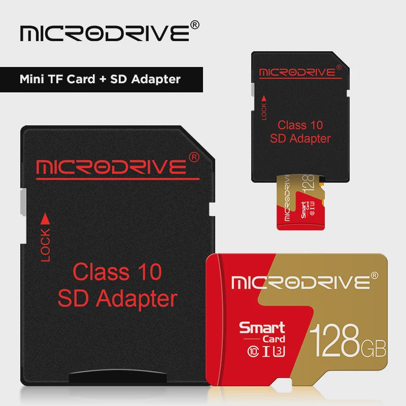 Micro SD Kaart Class 10 - 4GB tot 256GB - Mini TF Kaart voor Smartphone, Camera & meer