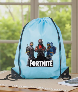 Fortnite Sporttas met Trekkoord - Grote Capaciteit, Waterdicht - Cadeau voor Jongens