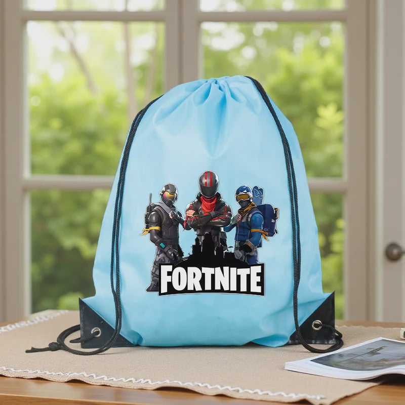 Fortnite Sporttas met Trekkoord - Grote Capaciteit, Waterdicht - Cadeau voor Jongens