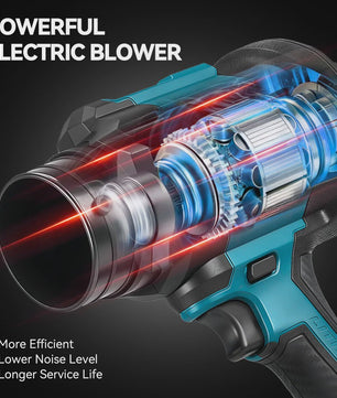 Krachtige 2-in-1 Accu Bladblazer & Zuiger - 3500W, 350m/s, Borstelloos, Makita 18V Compatibel