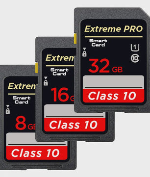 Snelle Class 10 SD Kaarten - 8GB tot 256GB - Ideaal voor Camera's en Opslag