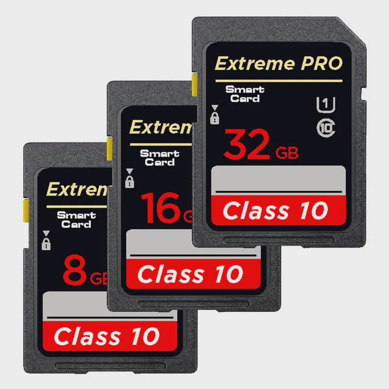 Snelle Class 10 SD Kaarten - 8GB tot 256GB - Ideaal voor Camera's en Opslag