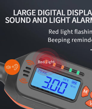 Digitale Momentsleutel MOVECRAB 1-340 Nm met LED/Zoemer Alarm & Hoge Precisie