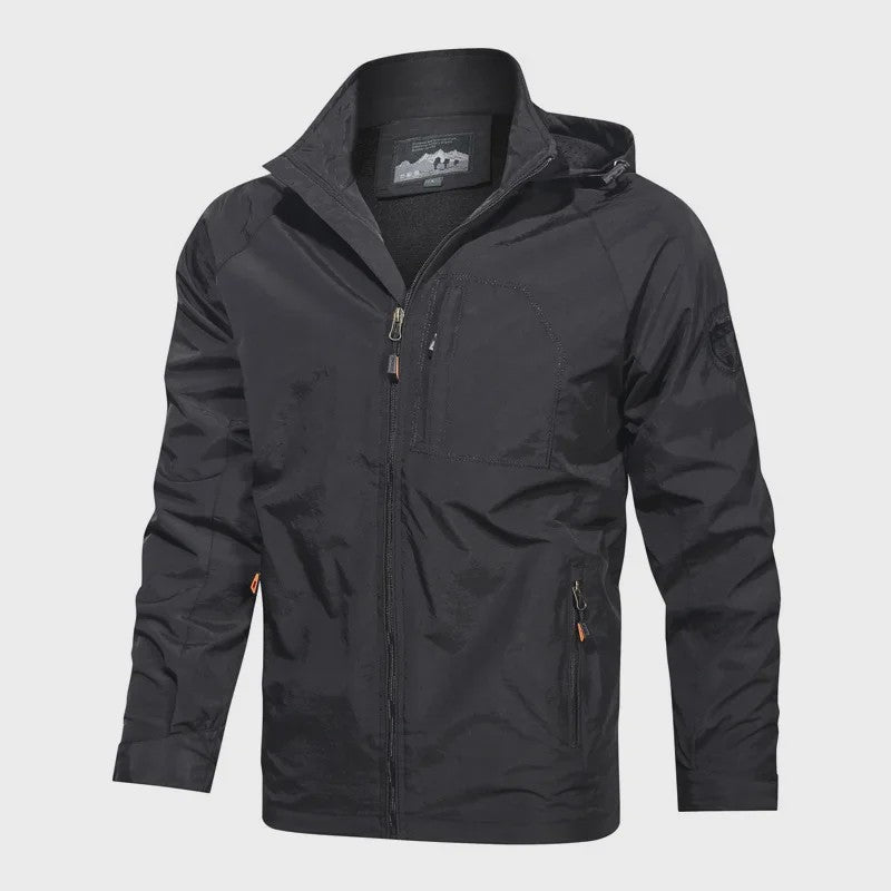 Waterdichte Heren Outdoor Jas - Ademend & Winddicht voor Camping, Vissen en Wandelen
