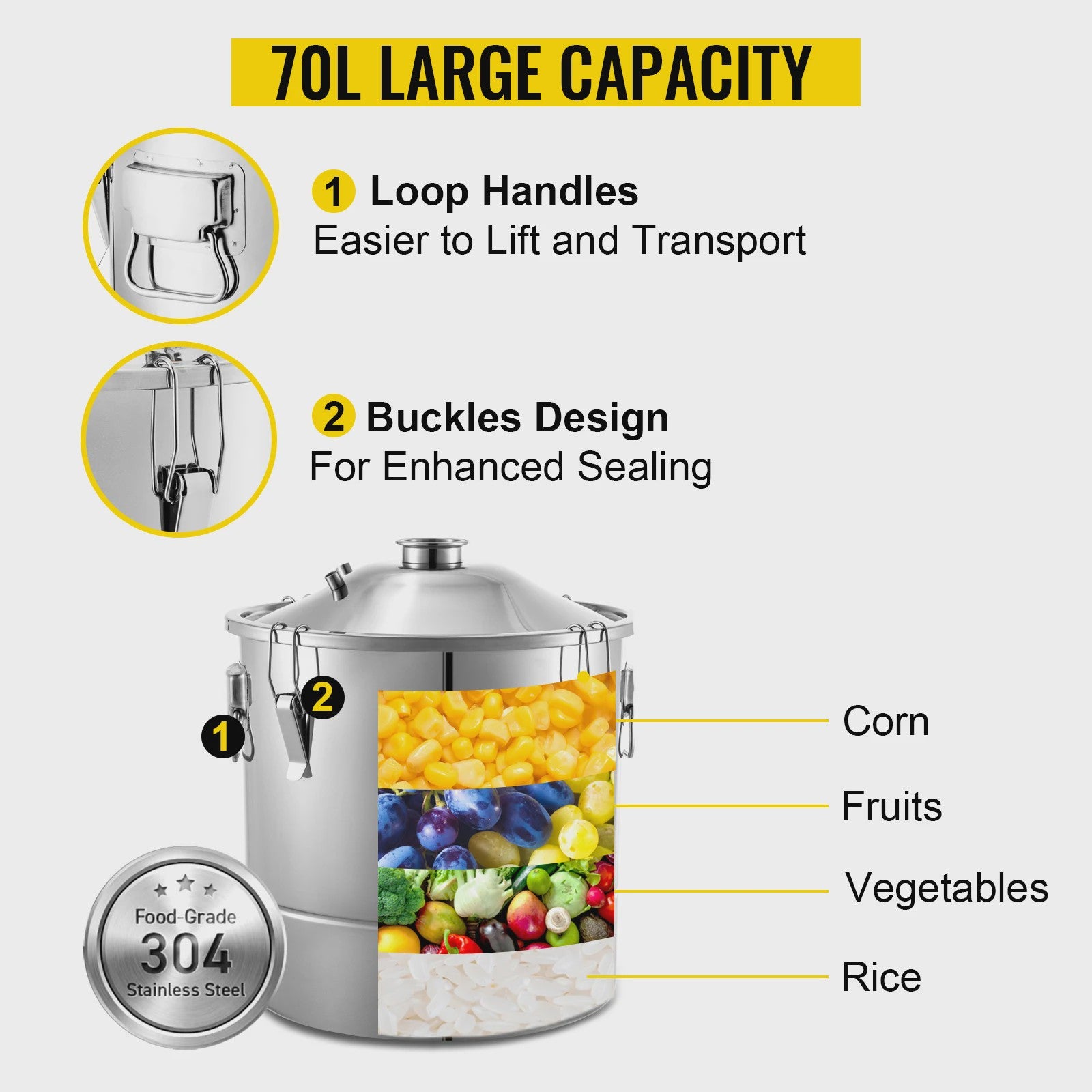RVS Alcohol Distilleerder 20L-70L - Brouwen, Wijn & Moonshine Kit
