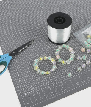 Sterk Nylon Draad 0.8mm x 200m - Transparant Ophangkoord met 100 Aluminium Krimpkokers